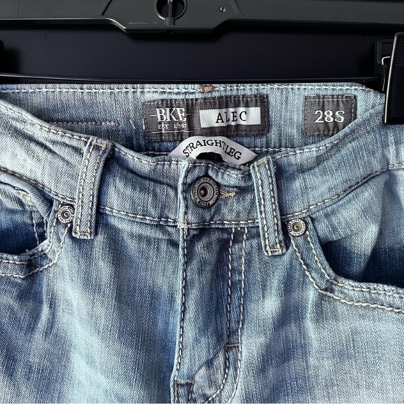 💚BKE Alec straight leg jeans size 28S - Picture 3 of 6